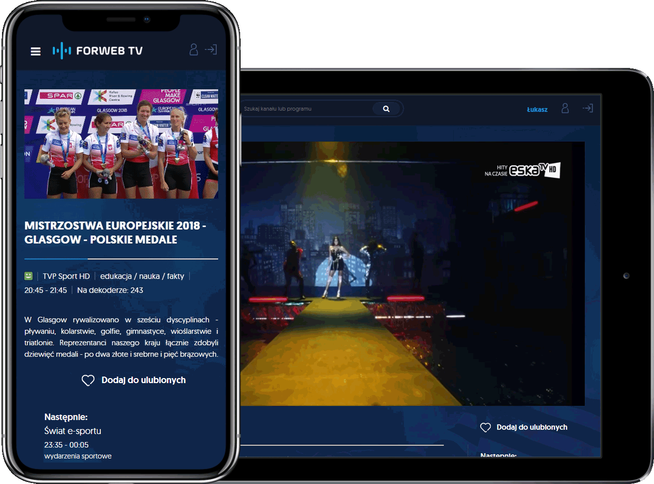 forweb.tv interfejs